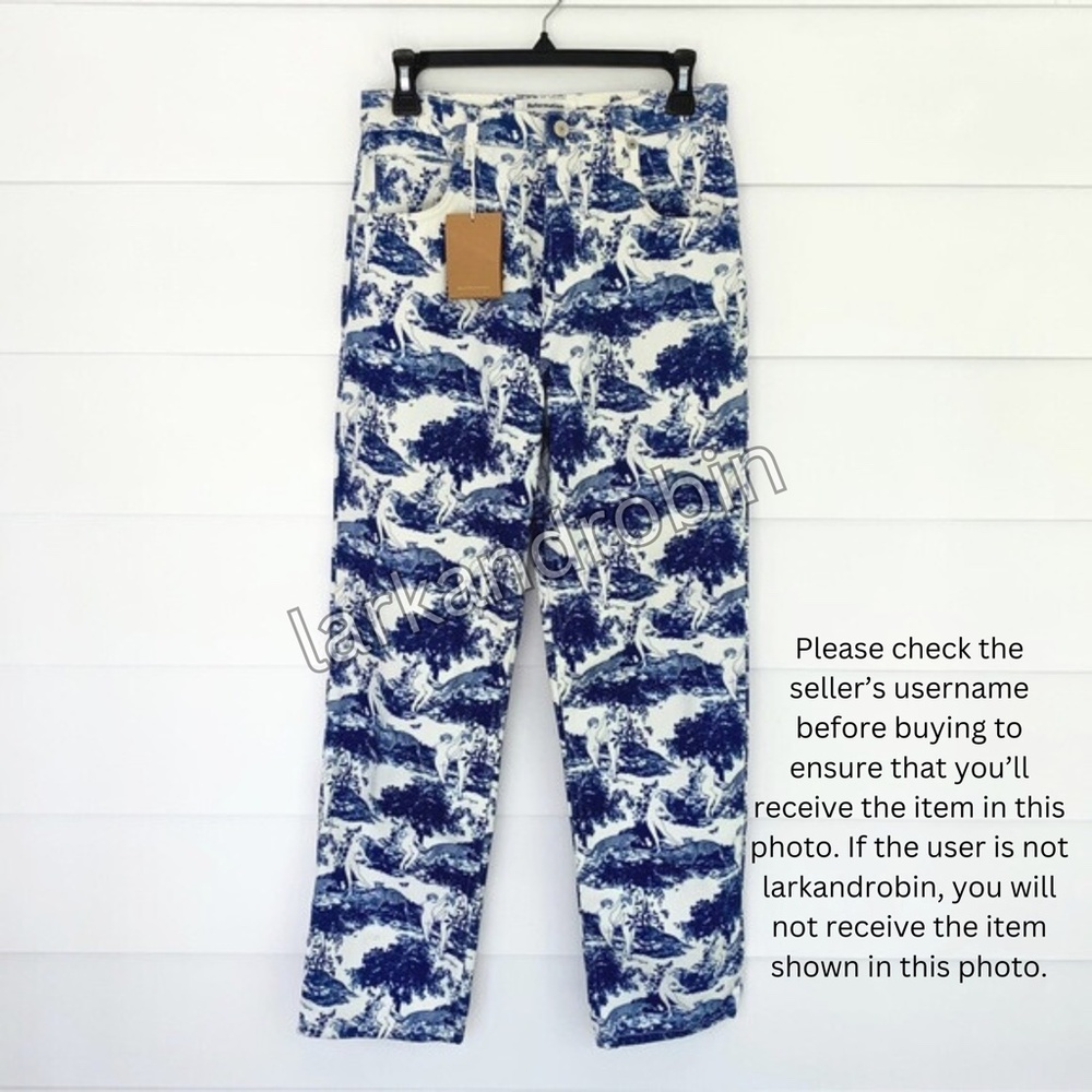 NEW Reformation Pastoral High Rise Straight Jeans 27 - Picture 10 of 16